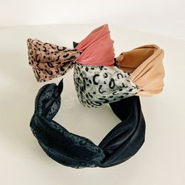 Leopard Cross Knot Hairbands Braid Headbands Ornament Accessories Hair Accessories Wholesale