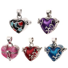 Heart Cremation Urn Pendant Human Pet Ashes Photo Locket Jewellery Memorial Pendant Forever in My Heart Y220523