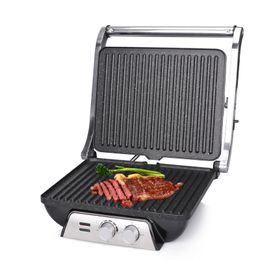 BEIJAMEI Household Frying And Roasting Steak Machine Barbecue Sausage Meat Pan Sandwich Breakfast Maker Smokeless Double-Sided