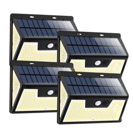 320 LED Garden Solar Light Outdoor Waterproof Solar Lamp with 3 Lighting Mode Motion Sensor Security Wall Light for Street Patio