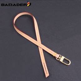 BAMADER 385cm Detachable Bag Handle Replacement Bag Strap Genuine Leather Shoulder Strap Bag Part & Accessories Fashion Strap 210302