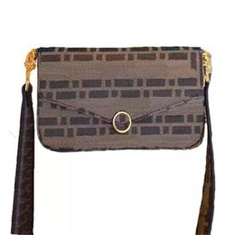 Designer Shoulder Crossbody Bags Wallet Fashion 3 Set Women Chain Cover Envelope Bag With Purse Lady Handbag
