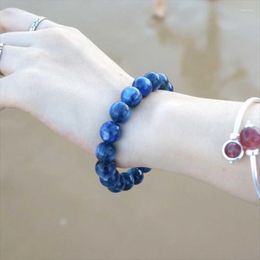 Beaded Strands Kyanite Beads Bracelet Natural Crystal Stone Fashion Bangles High Qulity Strand Charm Bracelets Jewelry For Women Birthday G