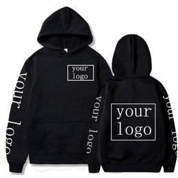 Style Custom Hoodie Diy Text Couple Friends Family Image Print Clothing Custom Sports Leisure Sweater Size Xs-4Xl 220816