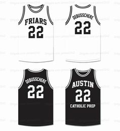 Custom 90's Debusschere #22 High School Basketball Jersey Men's All Ed White Black Any Name Number Xxs-6xl Top Quality