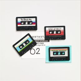 4Pcs/Set Nostalgic Cassette Record Fridge Magnet Cute Souvenir Gifts Home Refrigerators Decor Magnetic Sticker Toy 220426