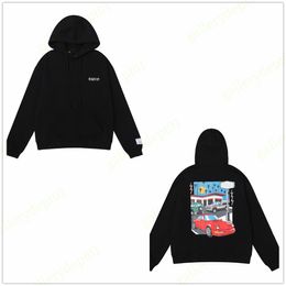 2022 mens hoodie designer hoodies high street alphabet washed distressed women sweatshirts Splash ink hip hop trend plus size sweaters hoody hoodys
