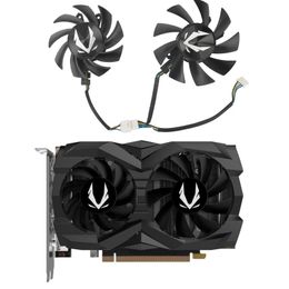Fans & Coolings Graphics Card Replacement Cooling Fan For ZOTAC GAMING GTX 1660 SUPER Twin 65MM GA72S2U 75MM GA82S2H GPU FanFans