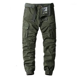 Men's Pants Cargo Men 2022 Tactical Trousers Casual Multi-pocket Army Work Combat Mens Bottom Pencil Military Pant Man