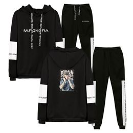 rappers sweatshirt Australia - Men's Hoodies & Sweatshirts Rapper M. Pokora Hoodie Unisex Tracksuit Two Piece Set Sweatpants Women Men's Sets Harajuku Streetwear Fashi