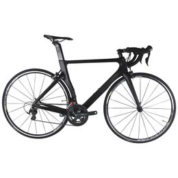 20 Speed Aero Design BB86 Carbon Fiber 700c Road Bicycle Complete Bike TT-X2 with 4700 Groupset and R7000 Front derailleur