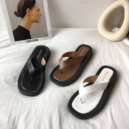 Slippers Ladies Clip feet Indoor Quiet Soft Bottom Bathroom Bath High Quality Outdoor Wear Stylish Personalized Beach Sandals