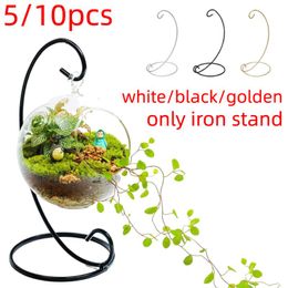 Other Home Decor 5/10pcs Iron Stand Christmas Hanging Bauble Holder Tree Plant Light Xmas Gift For Kitchen/Bedroom Garden DecorOther