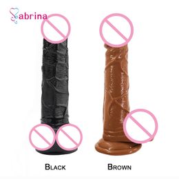 2 Colors of Men Soft Realistic Penis Dildo for Female Masturbator sexy Toys Woman G Spot Dildos Massager Stick Apparatus