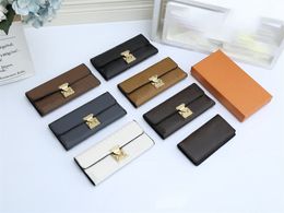 Multicolor Multi Type Wallets Women Luxurys Bags Designer Long Wallet Card Holder Women Purse Classic rivet Pocket Victorine299O