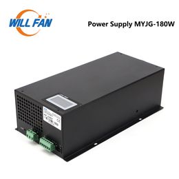 Will Fan MYJG-180W CO2 Laser High Power Supply Category With Black Metal Box for CO2 Laser Engraving and Cutting Machine