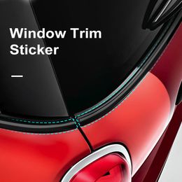 Car Window Trim Vinyl Film Door Waistline DIY Sticker Decoration Black Line For Mini Cooper R53 R55 R56 R60 R61 F54 F55 F56 F60257y