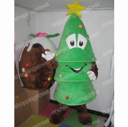 Halloween Christmas Tree Mascot Costume High quality Cartoon Anime theme character Adults Size Christmas Carnival Party Outdoor Outfit