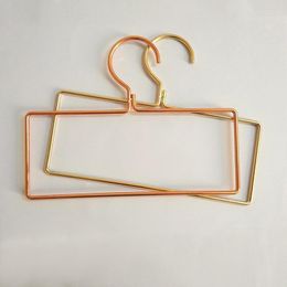 Rose Gold Metal Hanger Towel Socks Clothes Storage Rack Lingerie Bra Organizer Hangers & Racks