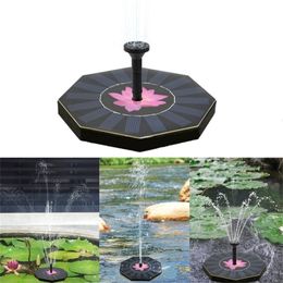 Solar Fountain For The Pool Nozzles Plants Watering Kit Solar Panel For Bird Bath Garden Decoration Irrigation Tool T200530