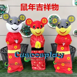 Mascot doll costume High Quality Mouse Mascot Costumes Cartoon Apparel Unisex Cartoon Apparel New Year Christmas Mascot