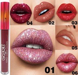 Lip Gloss Colours Diamond Sexy Shimmer Glitter Non Stick Metallic Long Lasting Waterproof Pearl MakeupLip Wish22