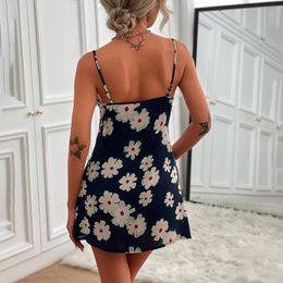 Casual Dresses Sleeveless Midi Dress Women Short Sleeve Crew Neck Smocked Elastic Waist Tiered Maxi Summer Boho Floral Ringer DressCasual