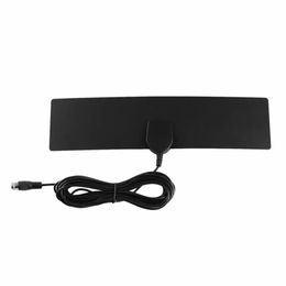 Amplified HDTV Antenna 25 Miles Range Digital Indoor US Plug TV Antenna Signal Amplifier Booster Cable Full 1080 4K