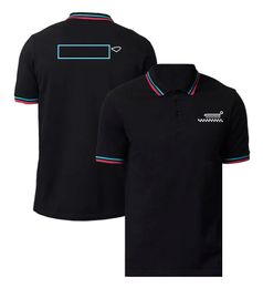 F1 Formula One racing suit F1 same style polo shirt Custom casual breathable racing team T-shirt
