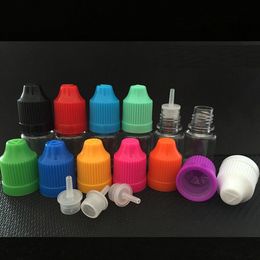 PET Needle Bottle 5ml Plastic Dropper Bottles Clear 5 Ml E Liquid Bottle for E-juice
