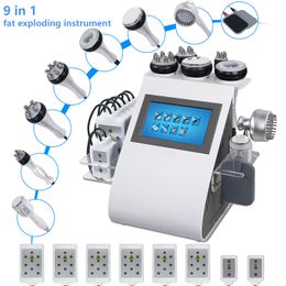 Body Sculpting & Slimming s shape cavitation machine 30k 40k 9 in 1 ultrasonic lipo skin vacuum slimming machine