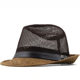 Simple Panama Hat Summer Sun Hats For Women Men Beach Straw Caps Fashion UV Sun Protection Travel Cap Chapeu Feminino