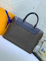 Men Briefcase shoulder bags Crossbody laptop bag Designer bag handbags Fashion Casual retro High capacity handbag