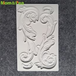 Mom Pea GX247 Silicone Mould Cake Decoration Fondant 3D Food Grade 220601