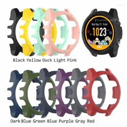 Watch Bands Fashion Sports Soft Silicone Band For Garmin Forerunner 945 935 Case PC Colour Replacement Wristbands Bracelet Strap Hele22