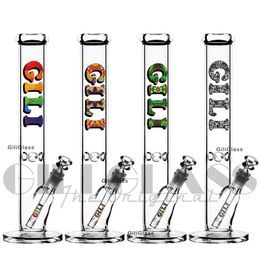 beaker bong 16 inches Laser Colour Bowl for Glass Water Bongs with Ash Catcher for oil rigs Smoking Accessories Pipe dab rig Pipes hookah