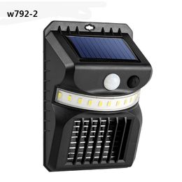 Outdoor Mosquito Killer Lamps Solar Sensor Wall Lights Insect Trap Lamp White/warm white purple light