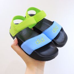 Summer Kids Girls Boys Sandals Children Fashion Candy Colour Nubuck Leather Baby Shoes Toddlers Brand Slides High quality