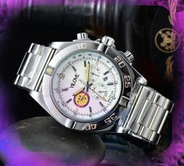 Full Sapphire Glass High Strengthen Series Watch Mens Sterling Silver Dial Steel Strap Clock Top High Quality Brand Master Men Wristwatch