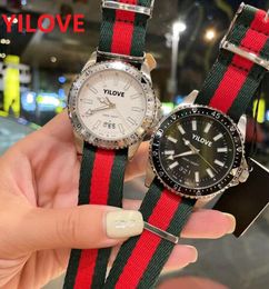 5A quality Top model Fashion Dive Watches 38mm Casual Bee Men Women 316L Stainless Steel Case Nylon Fabric Clock Luxury Couples Classic Wristwatches Gifts