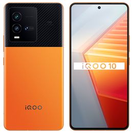 Original Vivo IQOO 10 5G Mobile Phone 8GB 12GB RAM 256GB 512GB ROM Snapdragon 8 Plus 50.0MP AF NFC Android 6.78" 120Hz Large Screen Fingerprint ID Face Wake Smart Cellphone