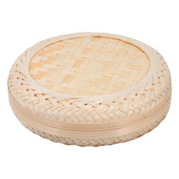 Gift Wrap 1pc Creative Stylish Delicate Sundries Storage Case Packing Box Bamboo Woven For HomeGift