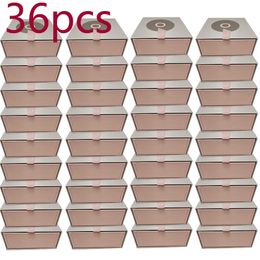 36pcs Newest Packaging Paper Box Bracelet Display Ring Earrings Necklace Gift Velvet Box Compatible With DIY Europe Jewelry CX220423