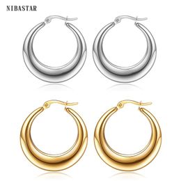 gold hoops Canada - Hoop & Huggie Simple Big Size Hollow Earrings Gold Silver Color Drop Party Exaggerated Round Earring Jewelry Trend AccessoriesHoop