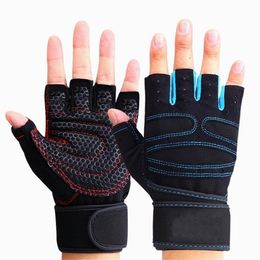 Gym Gloves Fitness Weight Lifting Gloves Body Building Training Sports Exercise Cycling Sport Workout Glove for Men Women MLXL 220721