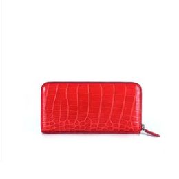 Evening Bags Moben Thailand Crocodile Leather Women Wallet Female Fashion Luxury Goods Bag Long Clutch