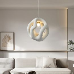 New Nordic Handmade Polystyrene Japan Style Pendant Lamp Modern Personality Indoor House Indoor Kitchen