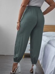 Women's Plus Size Pants Clearance Price Street Style Loose Solid Colour 2022 Casual Fashion Women's Large Oversized ClothingWomen's