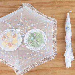 1PC Anti Mosquito Table Cover Home Outdoor Picnic Mesh Screen Protect Food Cover Tent Dome Net Umbrella Tent Kitchen Products Y220526