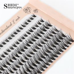 6 Rows 120 Bundles Eyelash Extension Natural Faux Mink Eyelashes Individual 20 30D Cluster Lashes Makeup Cilia False Eye 220524